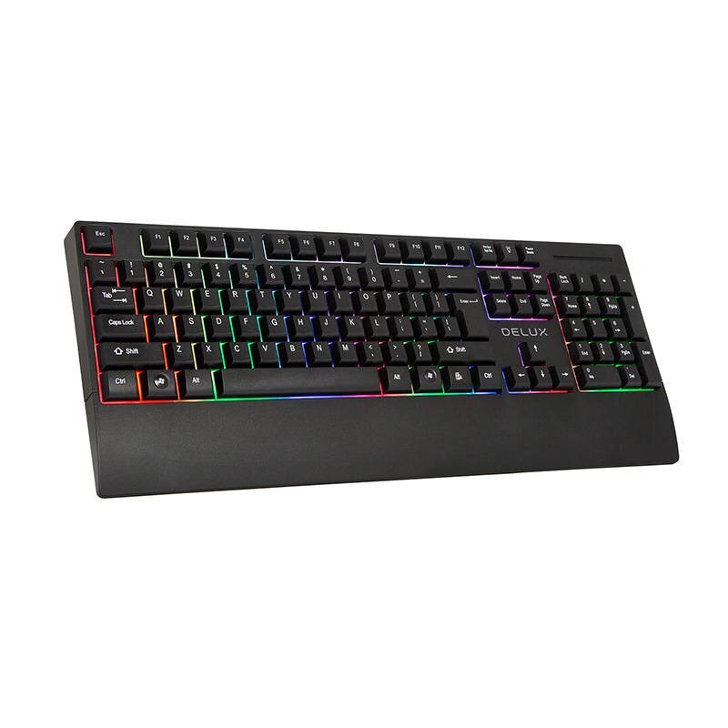 Delux K9852 RGB hind ja info | Klaviatuurid | hansapost.ee