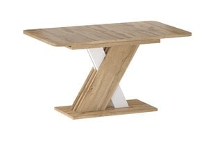 Обеденный стол Signal Exel, коричневый/белый цвет цена и информация | Кухонные и обеденные столы | hansapost.ee