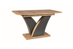 Обеденный стол Signal Divani, коричневый/серый цвет цена и информация | Кухонные и обеденные столы | hansapost.ee