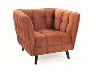 Кресло для гостиной Signal Castello Velvet 1, оранжевый цвет цена и информация | Кресла | hansapost.ee
