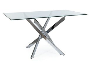 Обеденный стол Signal Agis II, серебристый цвет цена и информация | Кухонные и обеденные столы | hansapost.ee