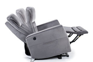 Кресло для гостиной Signal Adonis Velvet, серый цвет цена и информация | Кресла для отдыха | hansapost.ee
