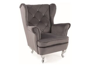 Кресло для гостиной Signal Lili Velvet, серый цвет цена и информация | Signal Meble Детская мебель | hansapost.ee