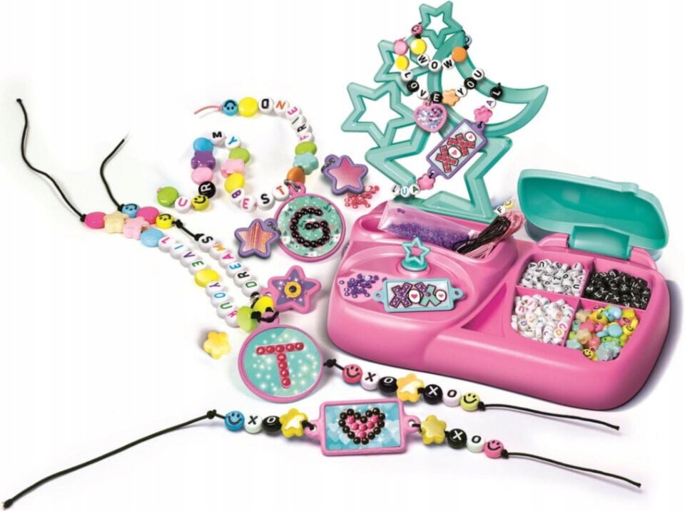 Pärlitest ehetevalmistamise komplekt Clementoni Crazy Chic Letter Jewelery Studio hind ja info | Arendavad laste mänguasjad | hansapost.ee