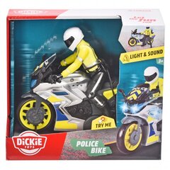 Игрушечный полицейский мотоцикл с фигуркой  Dickie toys, 17 см цена и информация | Игрушки для мальчиков | hansapost.ee