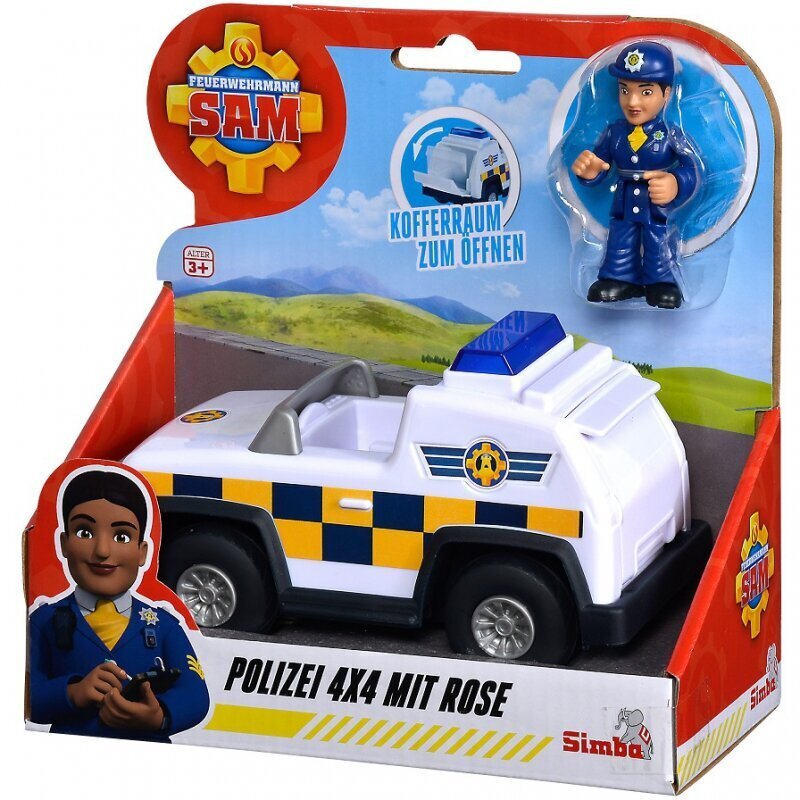 Radio Car Rose Fireman Sam 4x4 komplekt цена и информация | Mänguasjad poistele | hansapost.ee