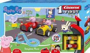 Гоночная трасса Track First Peppa, 2,9 м цена и информация | Игрушки для мальчиков | hansapost.ee