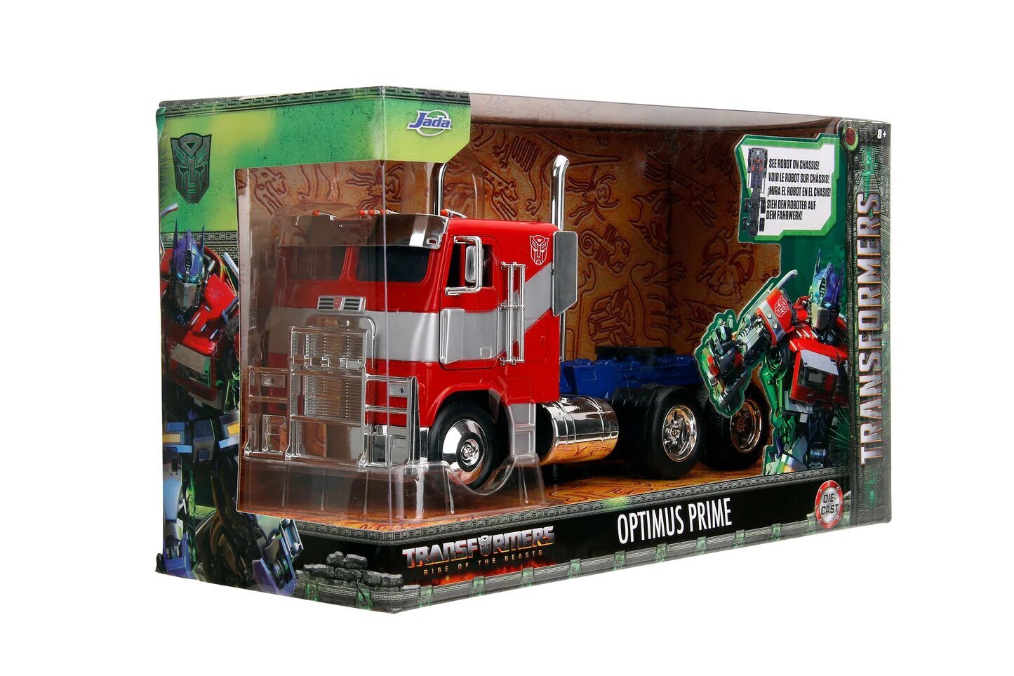 Transformers veoauto Jada Toys Optimus Prime цена и информация | Mänguasjad poistele | hansapost.ee