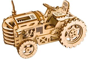 Деревянный 3D пазл-головоломка Robotime Трактор цена и информация | Конструкторы и кубики | hansapost.ee