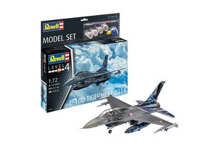 Сборная пластиковая модель Revell - F-16D Tigermeet 2014, подарочный набор, 1/72, 63844 цена и информация | Конструкторы и кубики | hansapost.ee