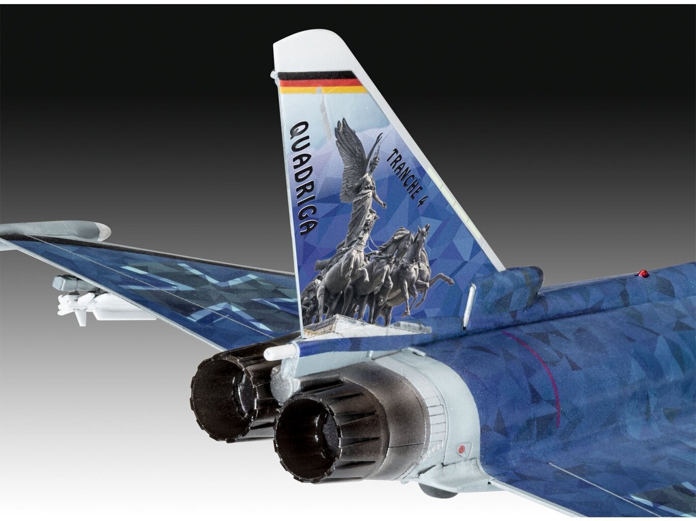 Revell - Eurofighter "Luftwaffe 2020 Quadriga" mudeli komplekt, 1/72, 63843 hind ja info | Klotsid ja konstruktorid | hansapost.ee