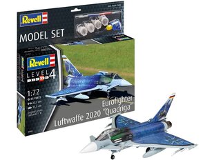 Revell - Eurofighter "Luftwaffe 2020 Quadriga" mudeli komplekt, 1/72, 63843 цена и информация | Конструкторы и кубики | hansapost.ee
