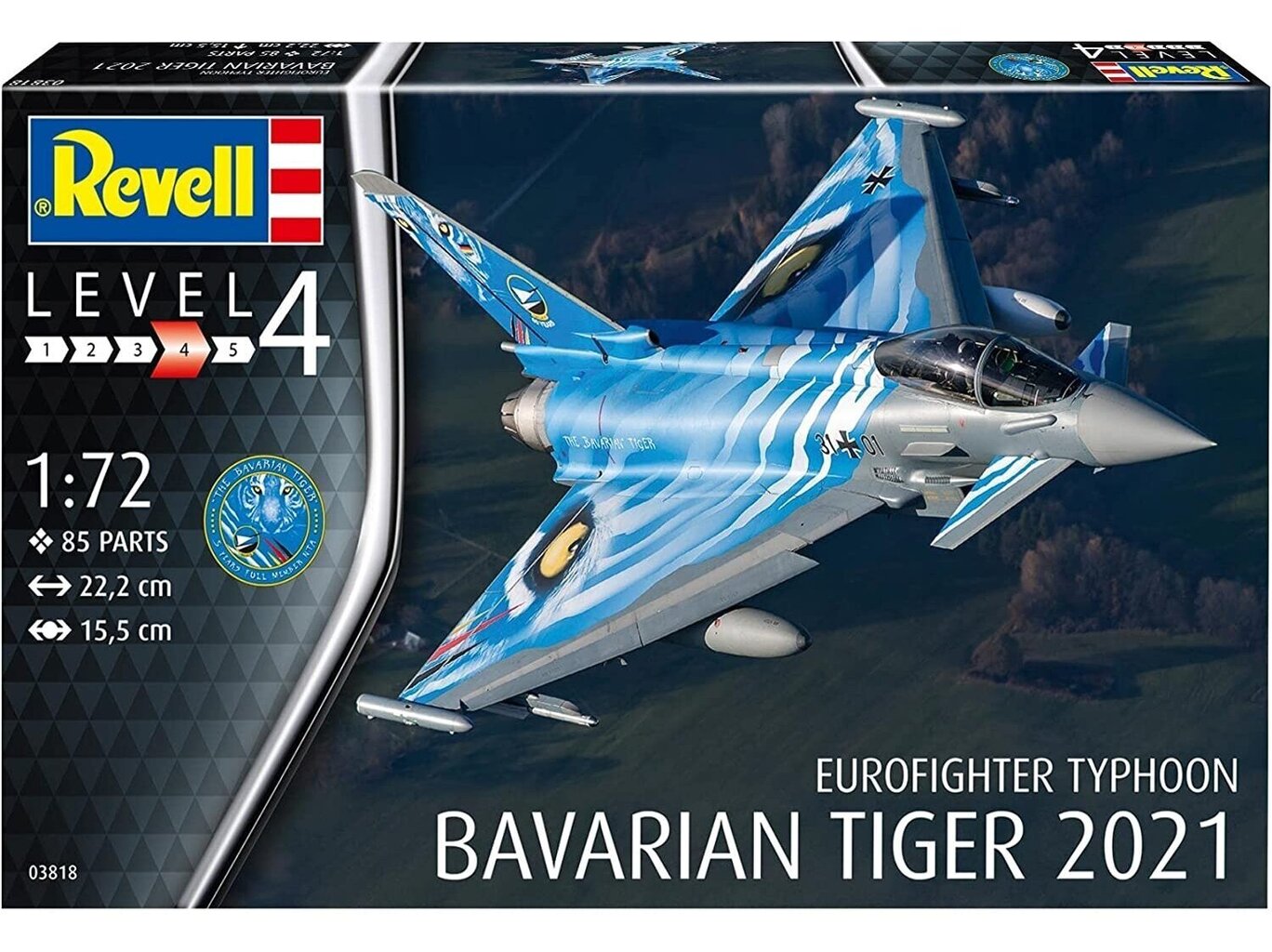 Revell - Bavarian Tiger 2021, 1/72, 03818 price and information | Klotsid ja konstruktorid | hansapost.ee