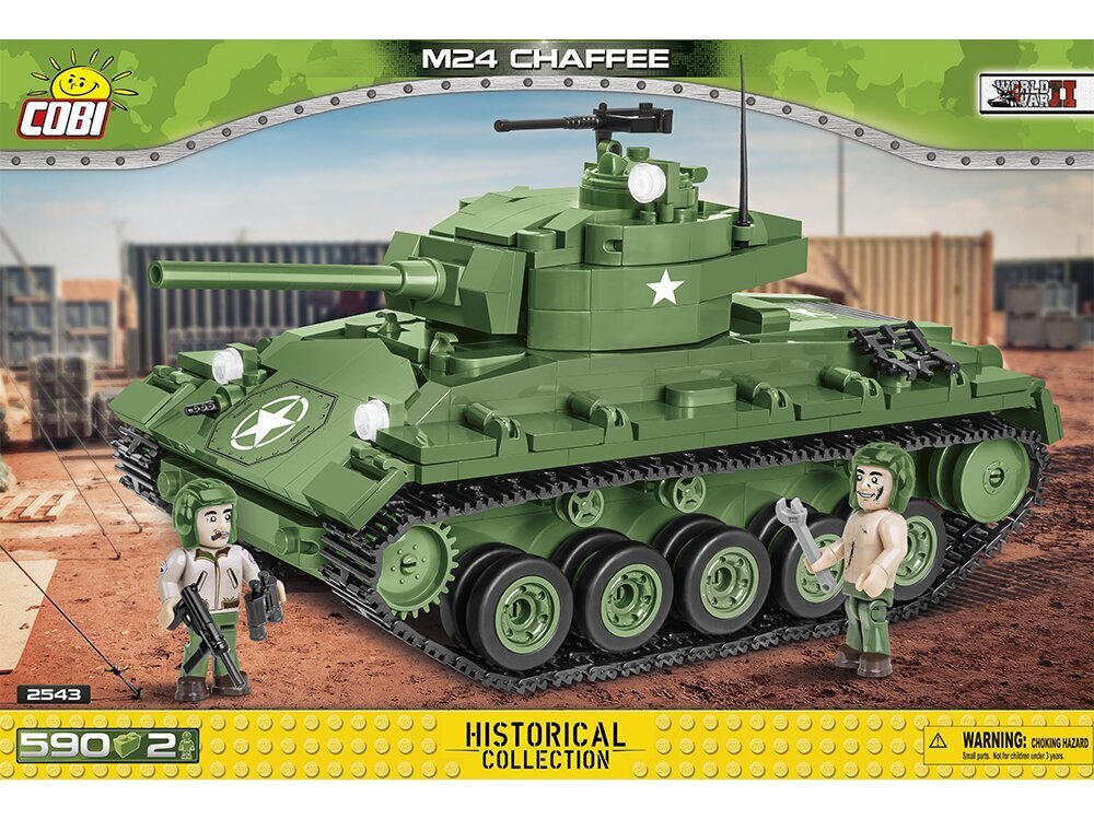 COBI - Plastkonstruktorid M24 Chaffee, 2543 hind ja info | Klotsid ja konstruktorid | hansapost.ee