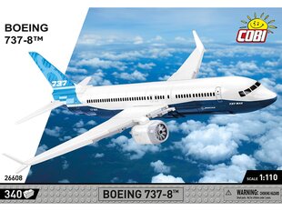 COBI - Plastkonstruktorid Boeing 737-8, 1/110, 26608 hind ja info | Klotsid ja konstruktorid | hansapost.ee