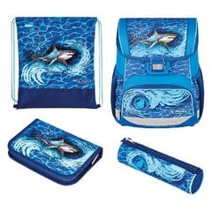 Herlitz ранец Loop Plus - Blue Shark, 16 л цена и информация | Школьные рюкзаки, спортивные сумки | hansapost.ee