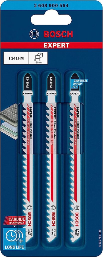 Saelehed Bosch T341HM /3tk. цена и информация | Elektrilised saed, ketassaed ja tarvikud | hansapost.ee