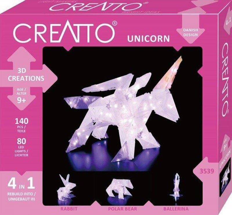 Loominguline komplekt Creatto Unicorn, 9 aastat+ hind ja info | Arendavad laste mänguasjad | hansapost.ee