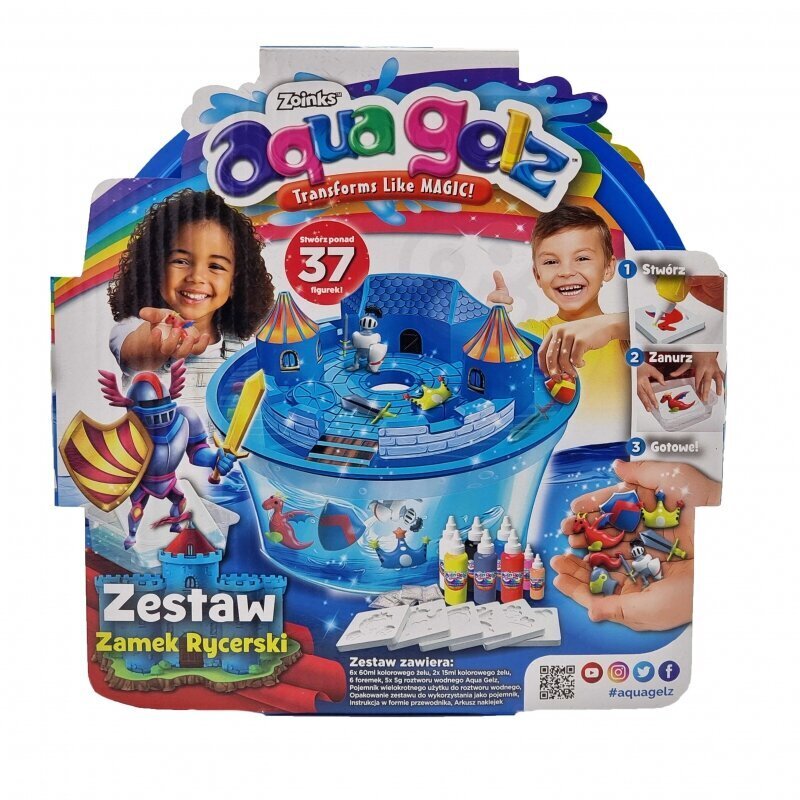 Loominguline komplekt Simba Aqua Gelz Castle Creative hind ja info | Arendavad laste mänguasjad | hansapost.ee