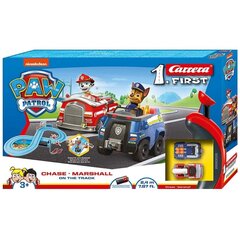 Гоночная трасса Carrera First! Paw Patrol Chase & Marshall - 2,4 метра (20063033) цена и информация | Игрушки для мальчиков | hansapost.ee