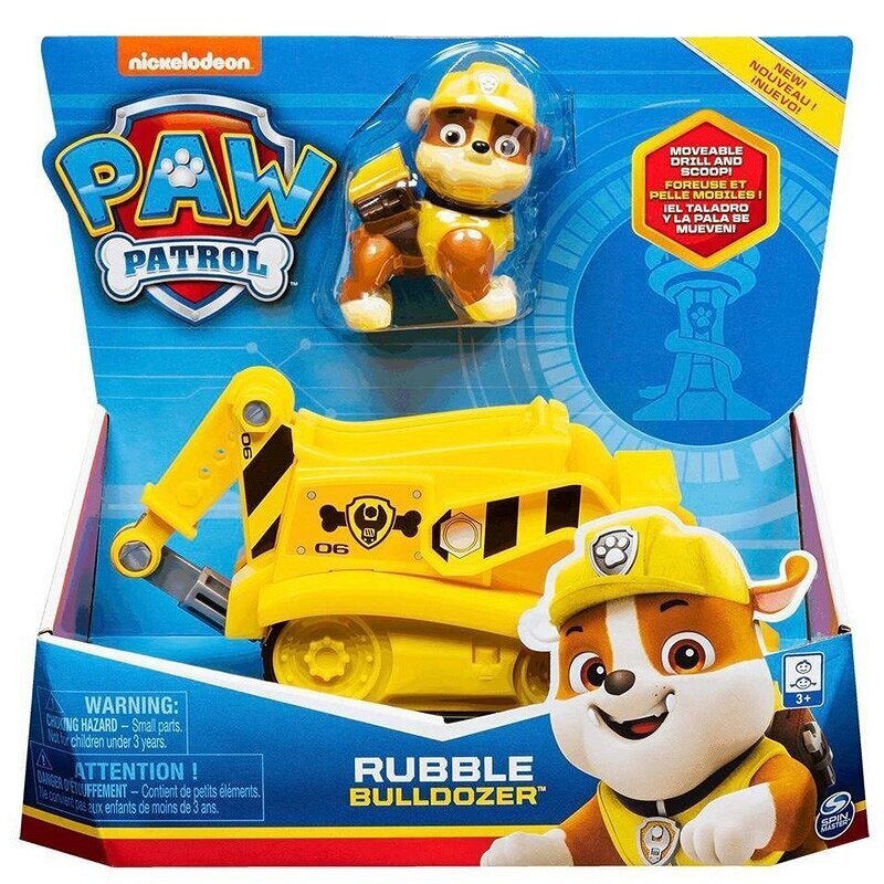 Paw Patrol Rubble Buldozer - kallur цена и информация | Mänguasjad poistele | hansapost.ee