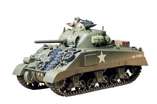 Tamiya USA keskmine tank M4 Sherman hind ja info | Mänguasjad poistele | hansapost.ee