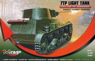 Mirage Легкий танк 7TP Одногусеничный цена и информация | Склеиваемые модели | hansapost.ee