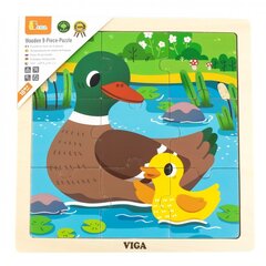 Puidust pusle Viga Ducks, 9d. hind ja info | Arendavad laste mänguasjad | hansapost.ee