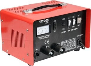 Yato alaldi käivitusabiga 16A 12V / 24V 120–240Ah hind ja info | Lisatarvikud | hansapost.ee