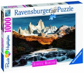 Ravensburgeri pusle Fitz Roy Patagonia 1000tk 17315 hind ja info | Pusled lastele ja täiskasvanutele | hansapost.ee