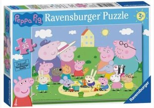 Ravensburgeri pusle Peppa Pig 3x35 tk. 8632 hind ja info | Pusled lastele ja täiskasvanutele | hansapost.ee