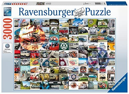 Ravensburger 99 Volkswagen VW Campervan Moments 3000 osaline pusle täiskasvanutele ja lastele vanuses alates 12 aastat цена и информация | Pusled lastele ja täiskasvanutele | hansapost.ee
