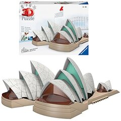 Ravensburger Sydney ooperimaja 3D mosaiikmõistatused lastele ja täiskasvanutele vanuses 8 aastat - 216 tükki - pole vaja liimi hind ja info | Pusled lastele ja täiskasvanutele | hansapost.ee