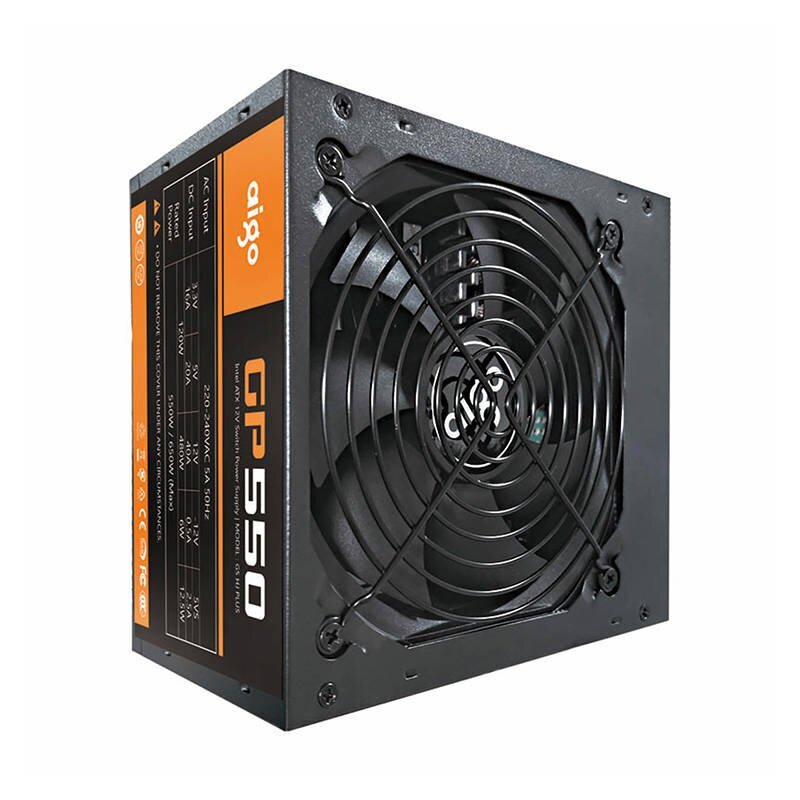 Aigo GP550 Computer Power Supply 80 Plus Bronze 650W (black) цена и информация | Toiteplokid | hansapost.ee