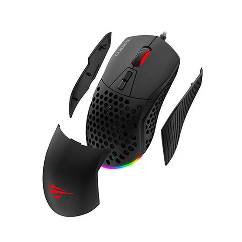 Havit GAMENOTE MS885 Gaming Mouse RGB 1000-10000 DPI hind ja info | Arvutihiired | hansapost.ee