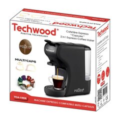 Techwood TCA-196N capsule coffee maker (black) цена и информация | Кофемашины | hansapost.ee
