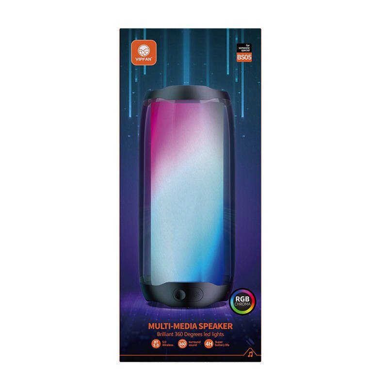 Vipfan Mirage BS05 Bluetooth Wireless Speaker, RGB hind ja info | Kõlarid | hansapost.ee