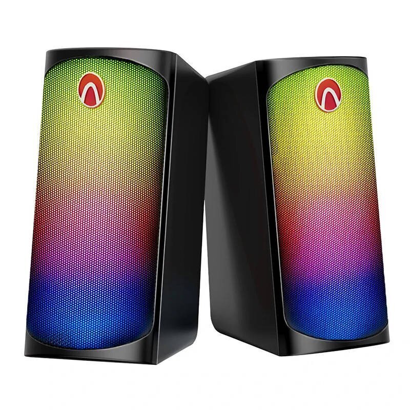 2.0 computer speakers for gamers Blitzwolf AA-GCR3, Bluetooth 5.0, RGB, AUX hind ja info | Kõlarid | hansapost.ee