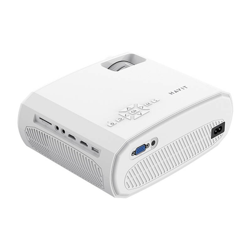 Wireless projector HAVIT PJ202 PRO (white) цена и информация | Projektorid | hansapost.ee