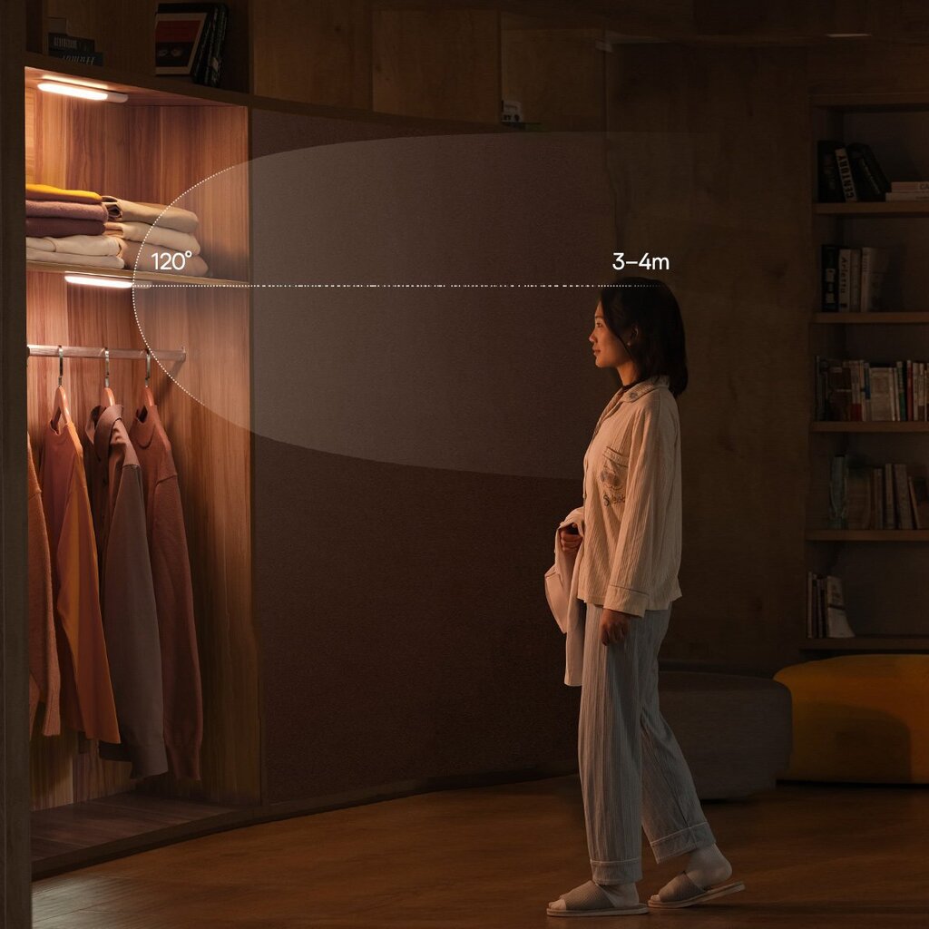 Baseus wardrobe lamp with motion sensor (natural light) цена и информация | Laualambid | hansapost.ee