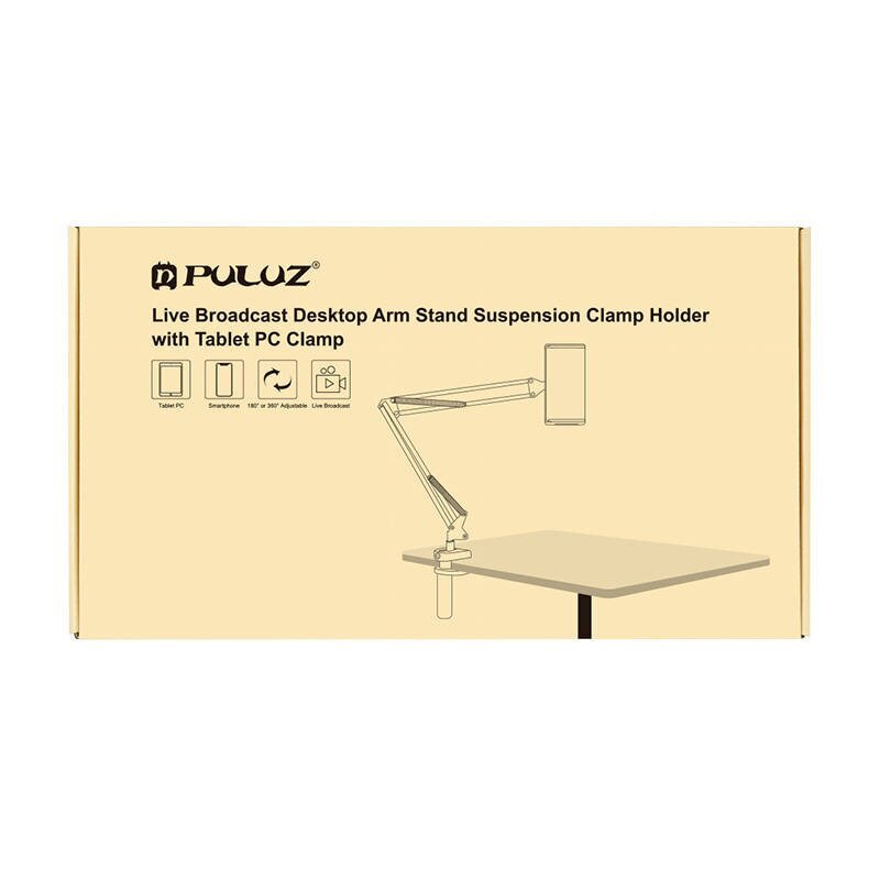 Puluz desk stand with phone|tablet holder (black) цена и информация | Telefonihoidjad | hansapost.ee