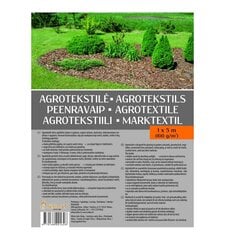 Agrotekstiil 1 m x 5 m цена и информация | Садовые инструменты | hansapost.ee