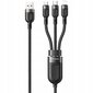 McDodo telefonikaabel, kiirlaadimine, iphone'ile, Micro USB, USB-C 3in1 6A 65W QC 4 1.2m CA-0930 цена и информация | Juhtmed ja kaablid | hansapost.ee