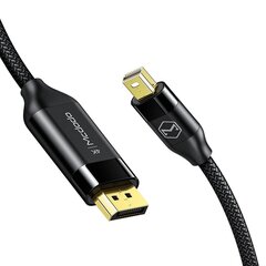 Mcdodo mini DP to DP 4K HDR кабель черный 2м CA-8150 цена и информация | Кабели и провода | hansapost.ee