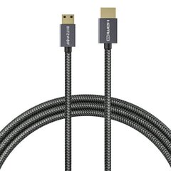 Blitzwolf BW-HDC4 HDMI to HDMI cable 4K, 1.2m (black) цена и информация | Кабели и провода | hansapost.ee