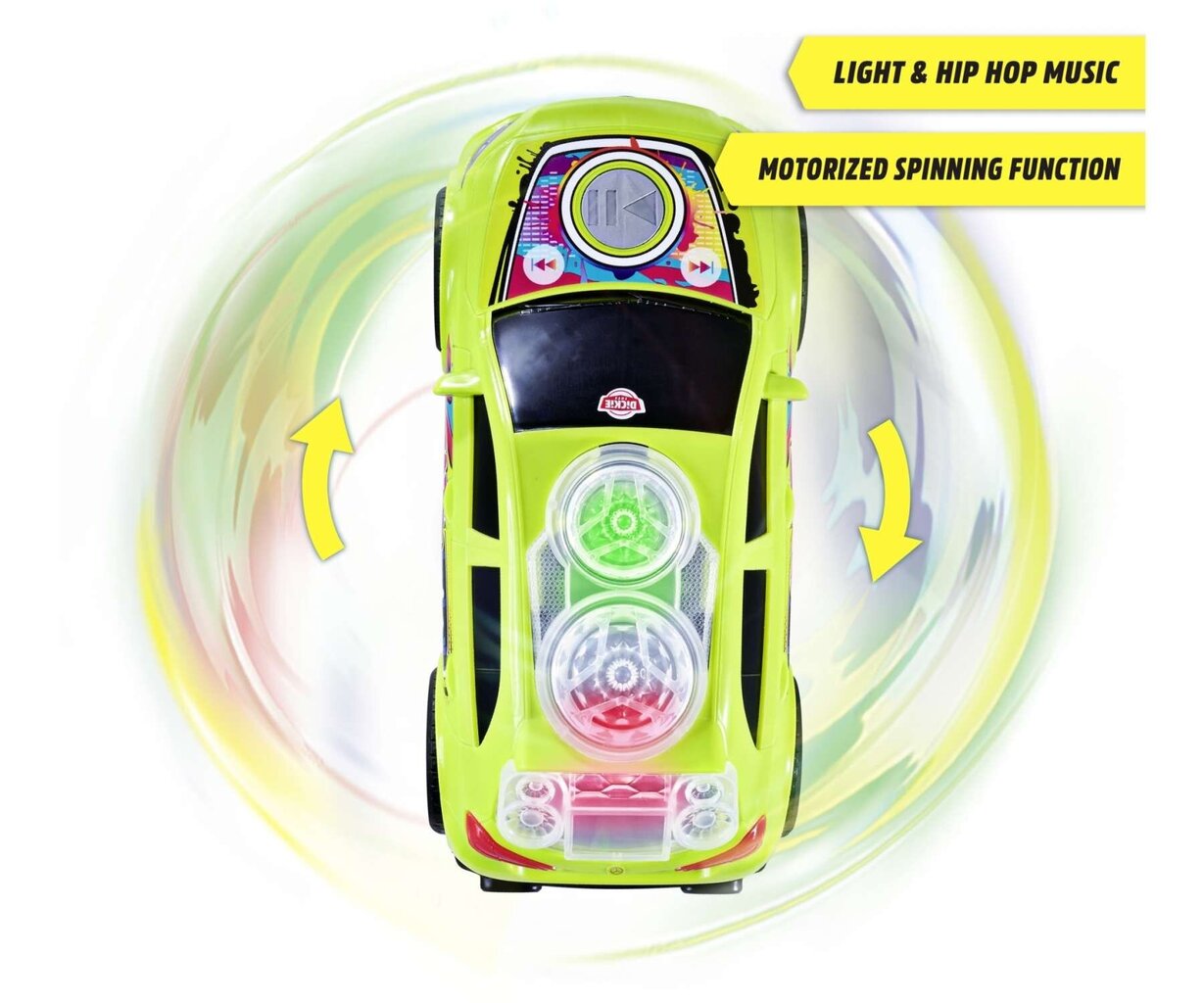 Muusikaline pöörlev interaktiivne auto Dickie Toys Mercedes-Benz A-klass hind ja info | Mänguasjad poistele | hansapost.ee