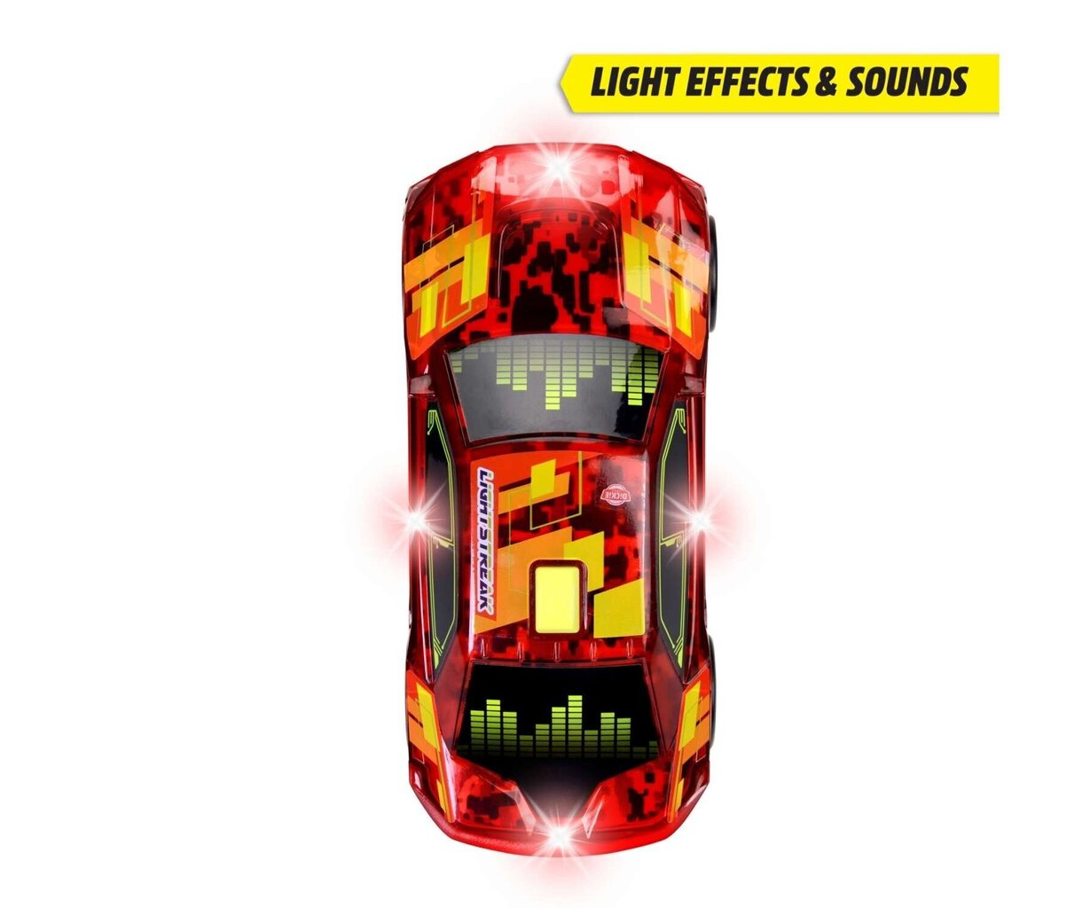Võidusõiduauto Light Sound Red Beat Breaker Dickie Toys hind ja info | Mänguasjad poistele | hansapost.ee