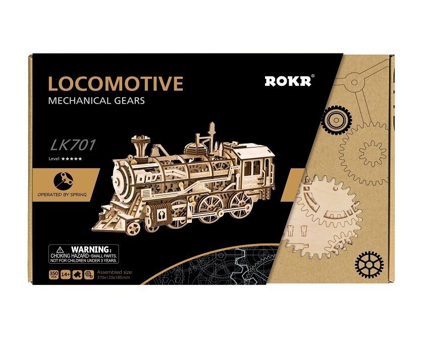 Robotime Locomotive 3D pusle hind ja info | Klotsid ja konstruktorid | hansapost.ee