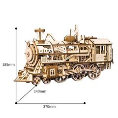 Robotime Locomotive 3D пазл цена и информация | Конструкторы и кубики | hansapost.ee