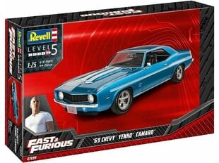 Mudelauto, Revell - Fast & Furious 1969 Chevy Camaro Yenko, 1/24, 07694 цена и информация | Конструкторы и кубики | hansapost.ee